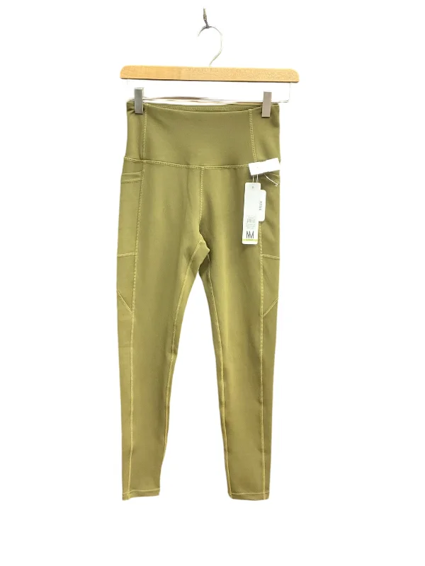 Athletic Leggings By Nicole Miller In Green, Size: M Refined Men's Velvet