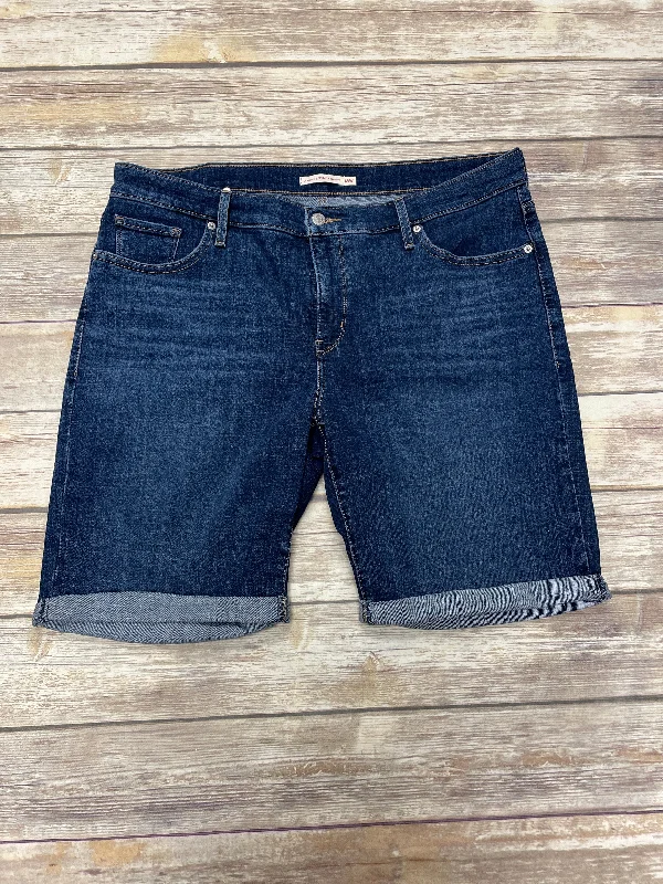 Shorts By Levis In Blue, Size: 18w Laid