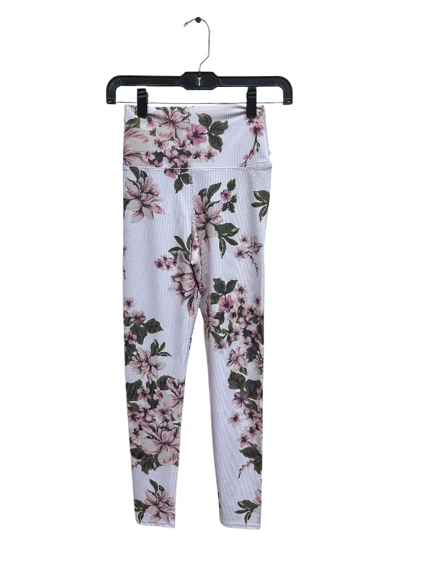 Athletic Leggings By Beach Riot In Floral Print, Size: S Athletic Men's Compression