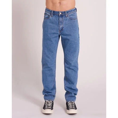 Abrand Mens A 90s Relaxed Death Disco Jean Mid Vintage Blue Earthy Men's Sustainable 