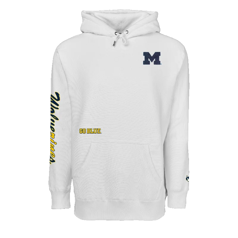 University of Michigan Stadium Fireside Hoodie Modern Men's Geometric