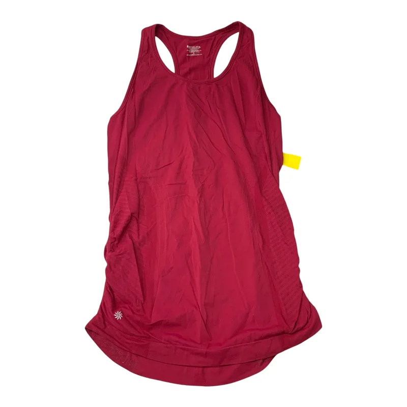 Athletic Tank Top By Athleta In Red, Size: L Rugged Men's Outdoor 