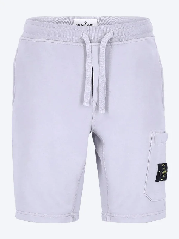 Organic cotton fleece shorts