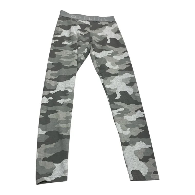 Athletic Leggings By Aerie In Camouflage Print, Size: M Laid