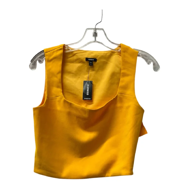 Top Sleeveless By Express In Yellow, Size:S Cozy Men's Winter