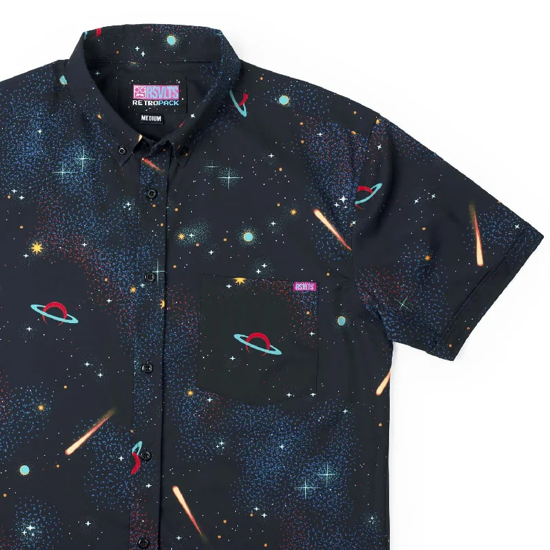 ‘80s Retro Pack “Arcade Carpet Strikes Back" – KUNUFLEX Short Sleeve Shirt Confident Men's Power