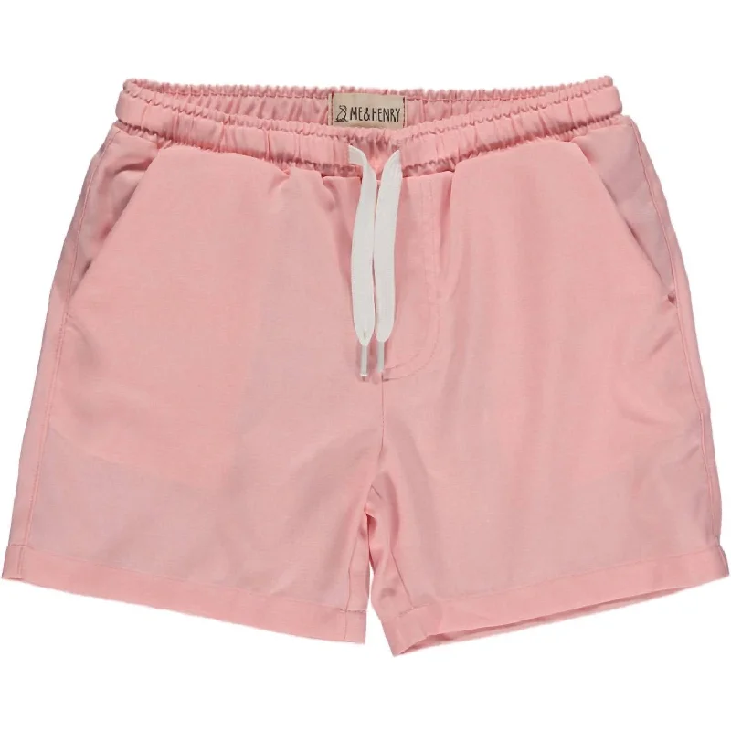 Boys Splash Shorts In Coral Tailored