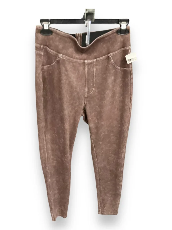 Athletic Leggings By Clothes Mentor In Brown, Size: M Street