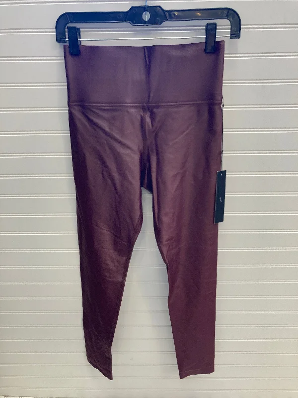 Athletic Leggings Capris By Carbon 38 In Red, Size: S Beach
