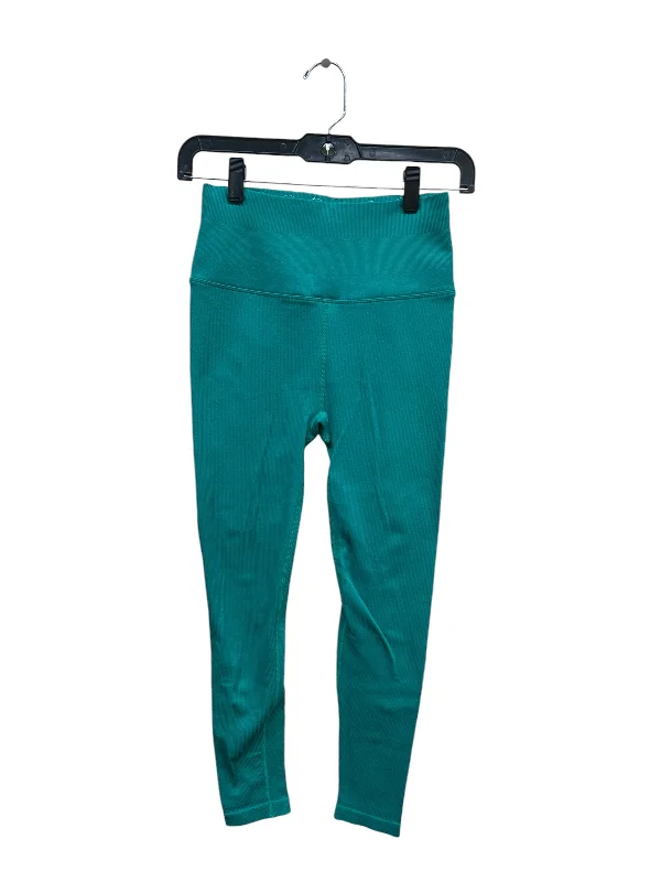 Athletic Leggings By Spiritual Gangster In Green, Size: Xs Youthful Men's Anime