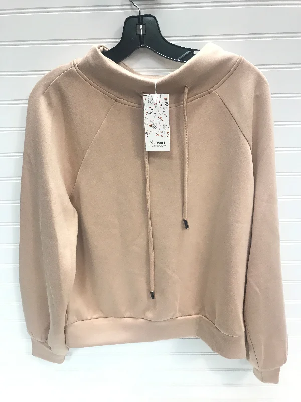 Sweatshirt Crewneck By Automet In Beige, Size: S