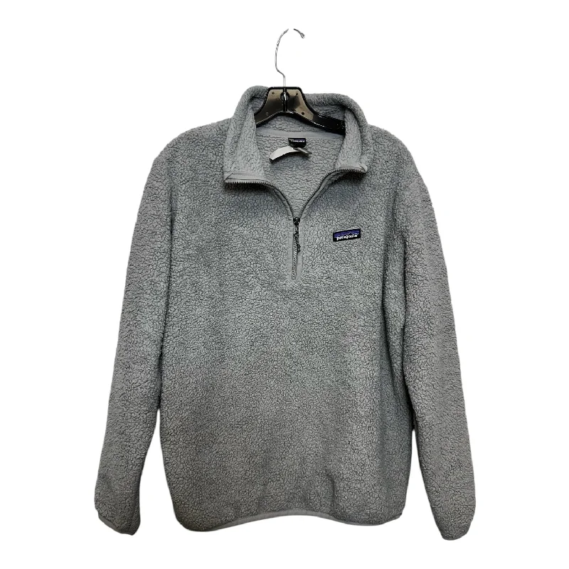 Athletic Jacket By Patagonia In Grey, Size: L Traditional Men's Wool