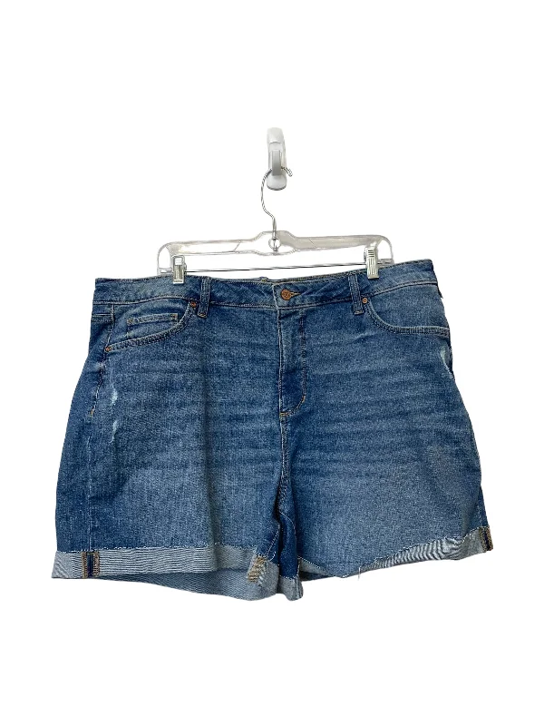 Blue Denim Shorts Sonoma, Size 18w Classic Men's Pin