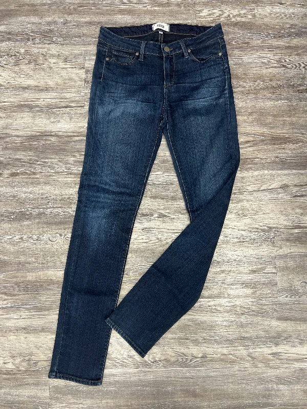 Blue Denim Jeans Designer Paige, Size 8 Sharp Men's Italian