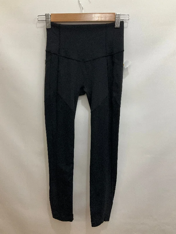 Athletic Leggings By Lululemon In Black, Size: 2 Bold Men's Statement