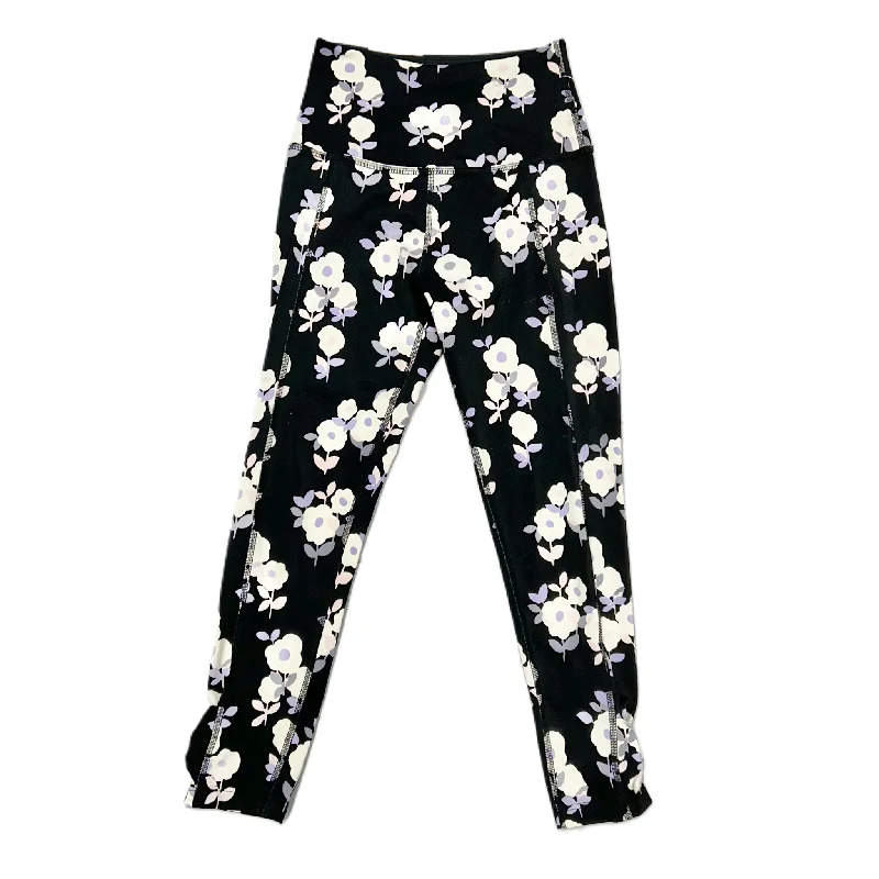 Athletic Leggings By Kate Spade In Floral Print, Size: S Laid