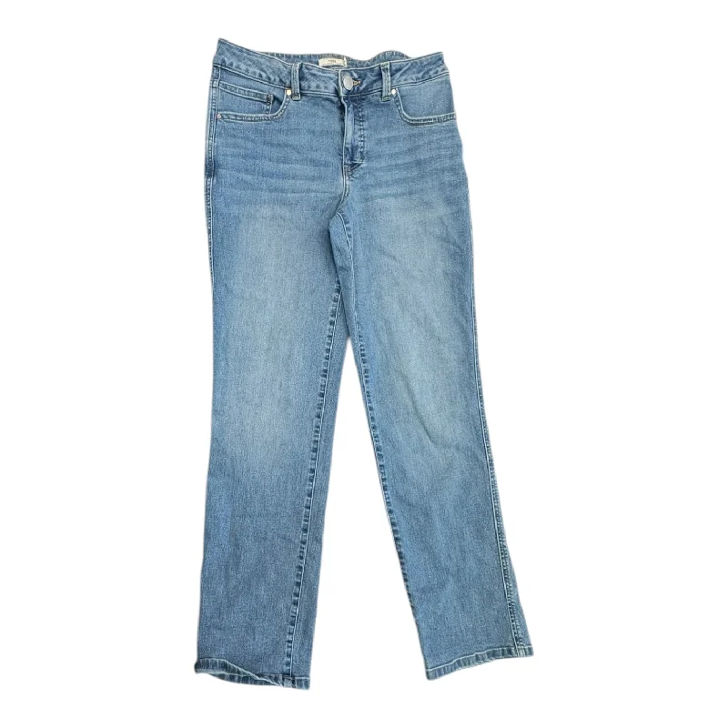 Jeans Straight By M JEANS In Blue Denim, Size:10 Adventure