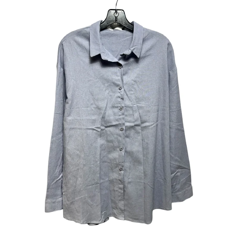 Top Long Sleeve By Belle Zeke In Blue, Size: 3x Earthy Men's Sustainable 