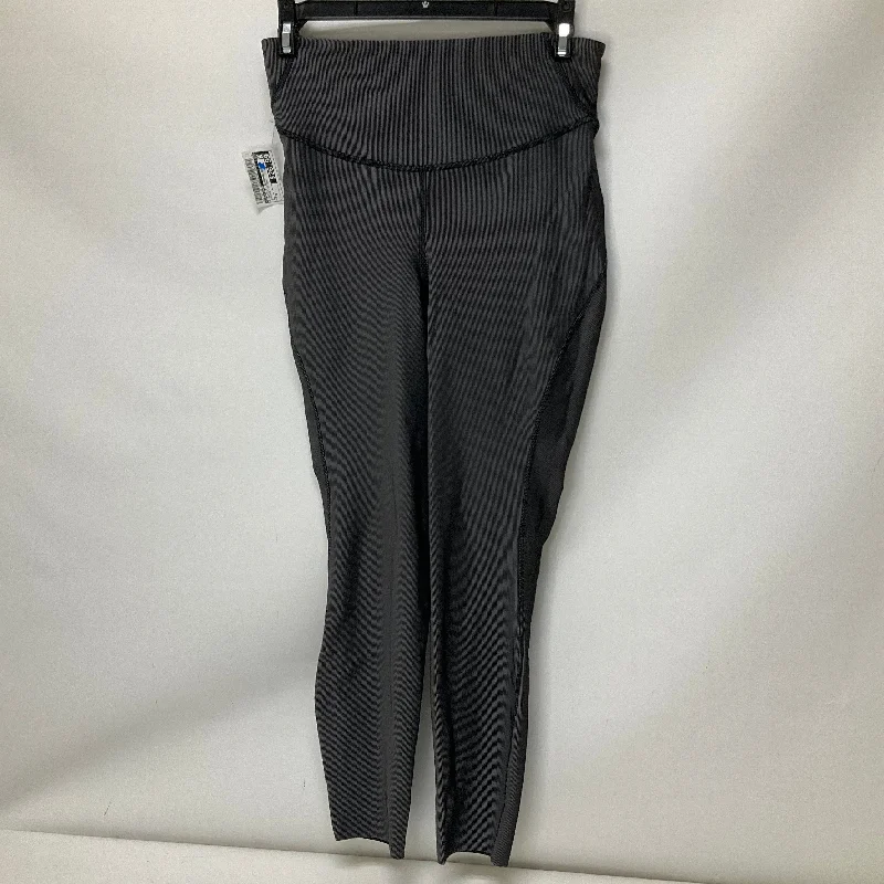 Athletic Leggings Capris By Lululemon In Striped Pattern, Size: 6 Refined Men's European