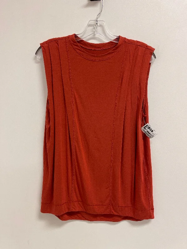 Athletic Tank Top By Lululemon In Orange, Size: L Youthful Men's Pop