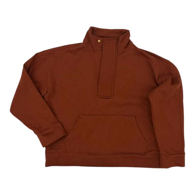 Sweatshirt Collar By A New Day In Brown, Size:M