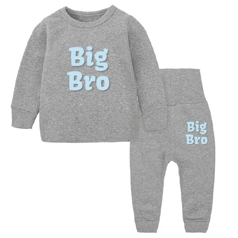 Big Bro Vivid Logo 2 Piece Grey Tracksuit Set