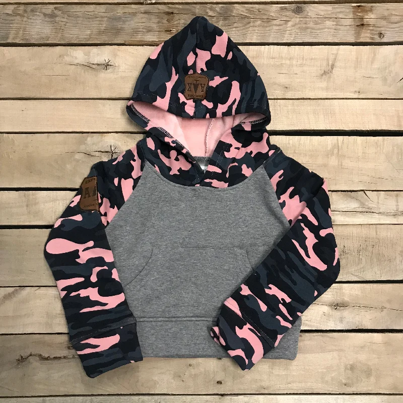 Girl's Camo Accent Hoodie Elegant Men's Cashmere