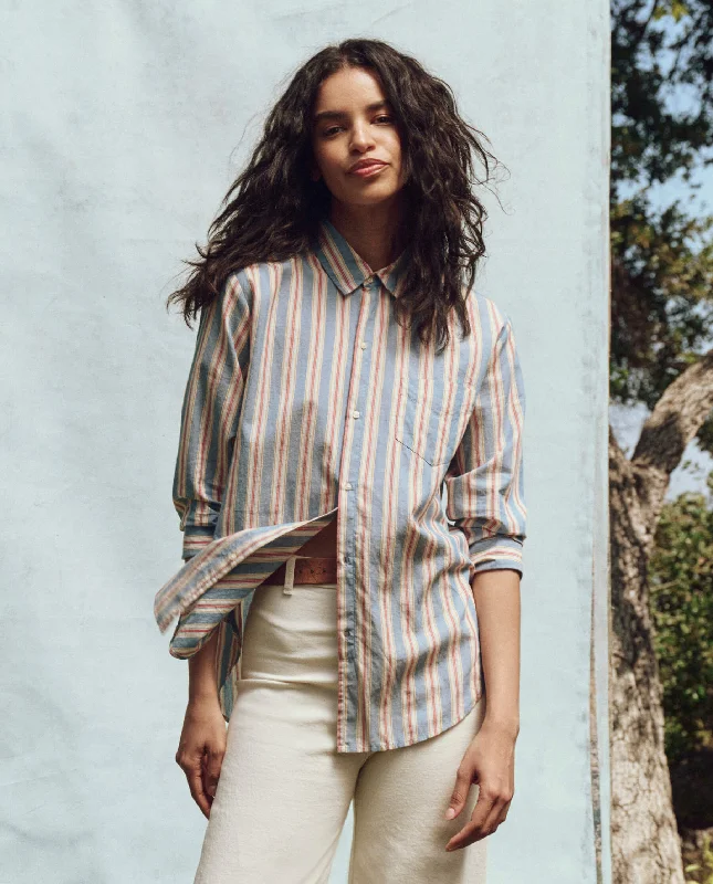 The Post Top. -- Blue Frontier Stripe