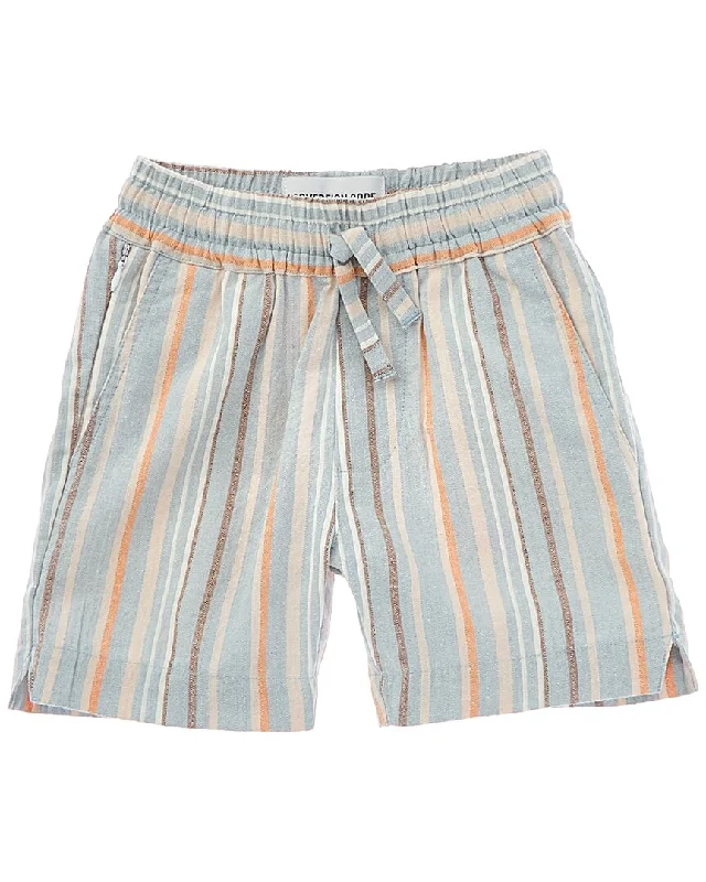 Sovereign Code Passport Striped Seersucker Short Stylish Men's Tropical 