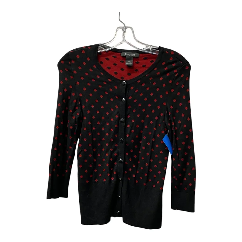 Sweater Cardigan By White House Black Market In Black, Size:Xs Trendy Men's Scandinavian