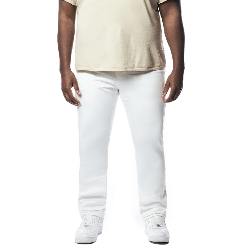 Big and Tall - Essential Premium Washed Jeans - White Dynamic Men's Glow
