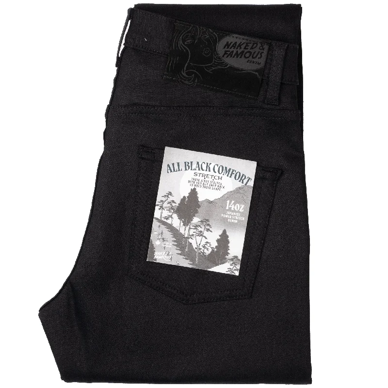 Easy Guy - All Black Comfort Stretch Confident Men's High