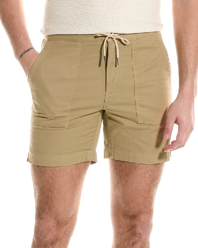 Robert Talbott Anderson Linen-Blend Drawstring Short Sporty Men's Tennis