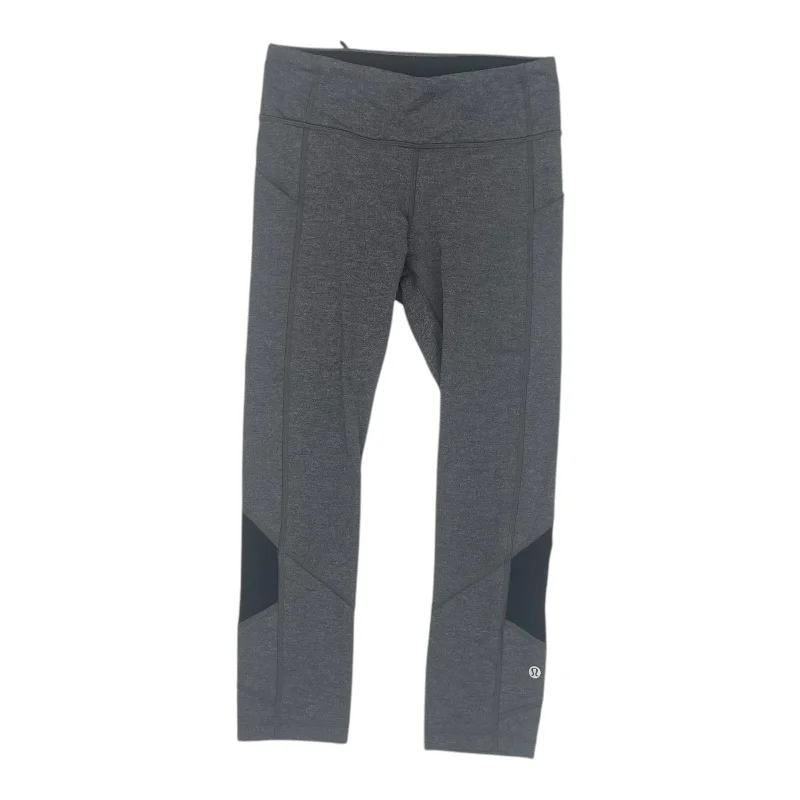 Athletic Leggings Capris By Lululemon In Grey, Size:S Earthy Men's Hemp