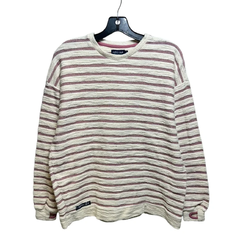 Sweater By Southern Marsh In Striped Pattern, Size: M Sophisticated Men's 