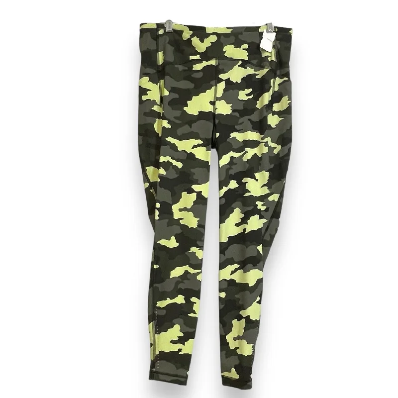 Athletic Leggings By Lululemon In Camoflauge, Size: Xxl Modern Men's Geometric