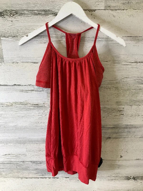 Athletic Tank Top By Lululemon In Orange, Size: 8 Sharp Men's Italian