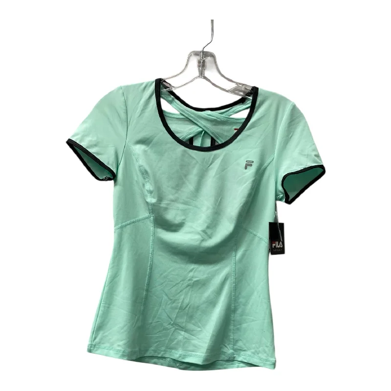 TOP SS by FILA In GREEN, Size: XS Sporty Men's Athleisure 