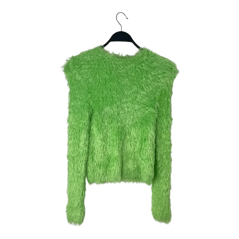 BALENCIAGA/Sweater/S/Polyester/GRN/FUZZY Rugged Men's Outdoor 