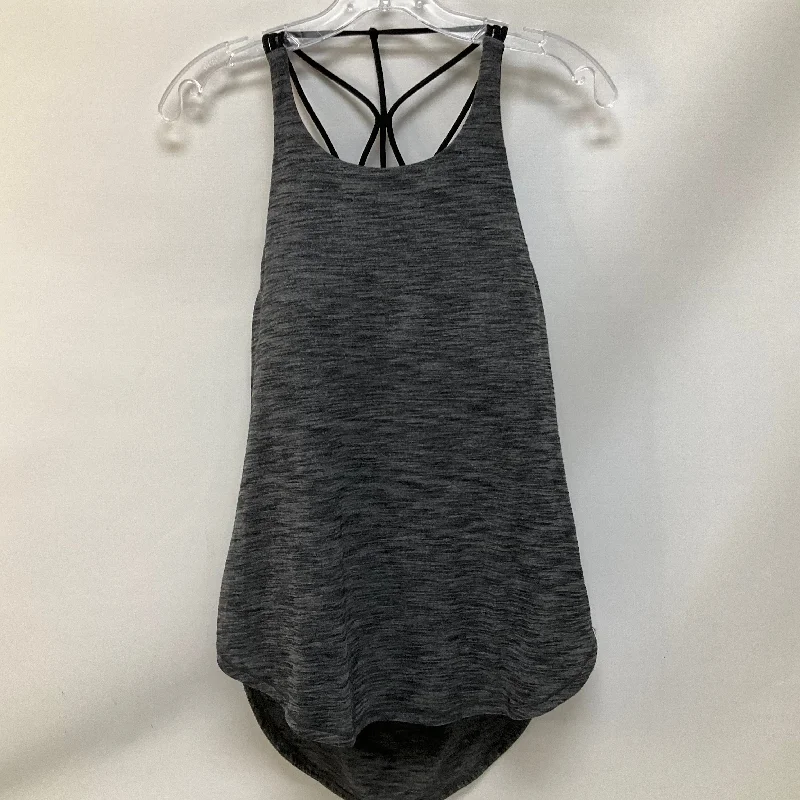 Athletic Tank Top By Lululemon In Grey, Size: 8 Tough Men's Tactical
