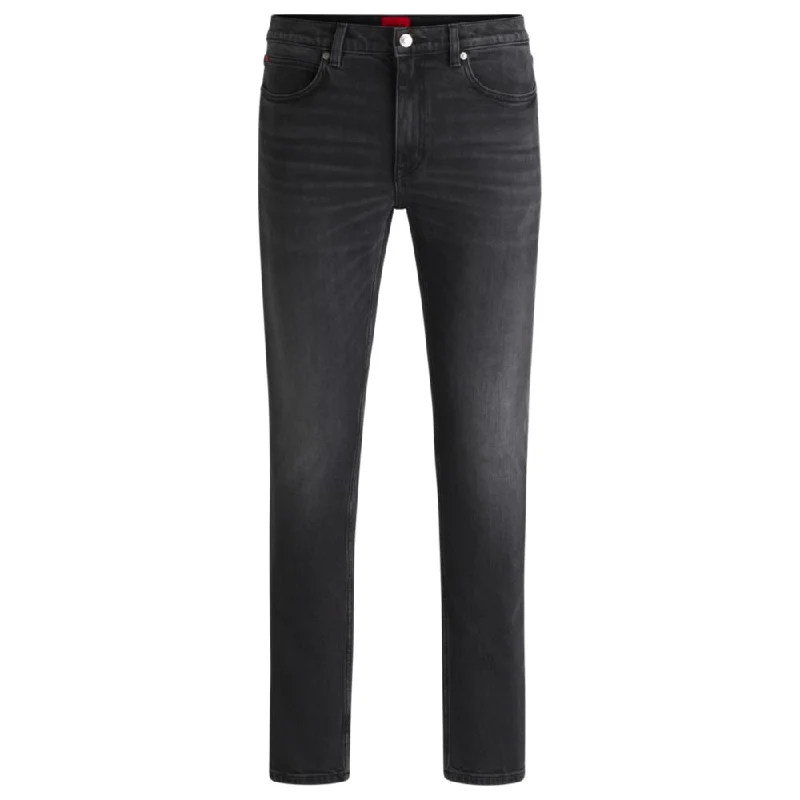 Extra-slim-fit jeans in gray stretch denim Bold Men's Statement