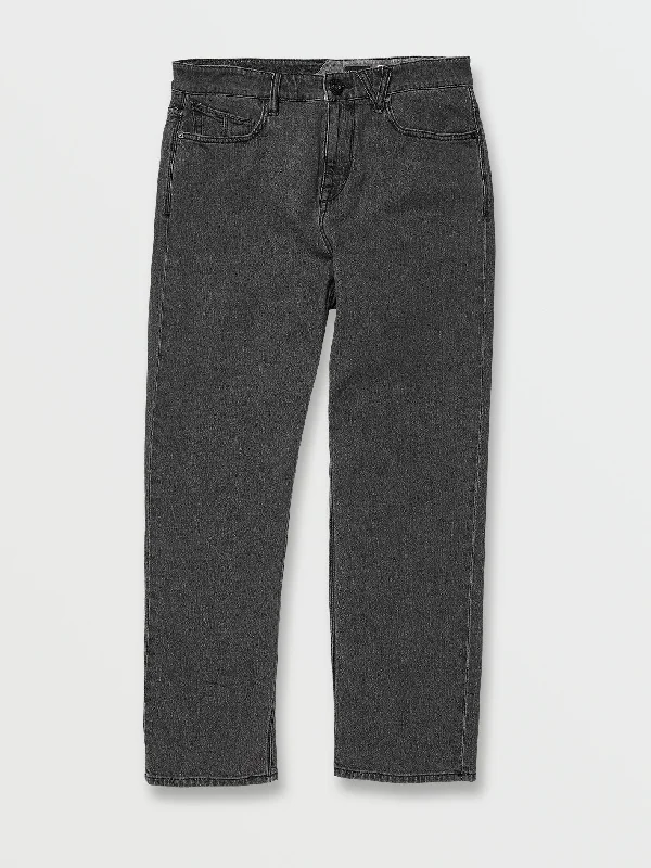 Nailer Relaxed Tapered Fit Jeans - Stoney Black Masculine Men's Thick