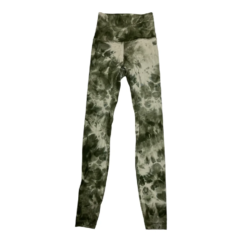 Athletic Leggings By Lululemon In Green, Size: 2 Masculine Men's Thick