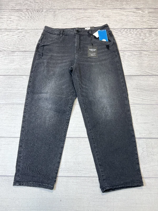 New! Mid-Rise Jeans Boyfriend Crop By Simply Vera  Size: 10 Refined Men's European