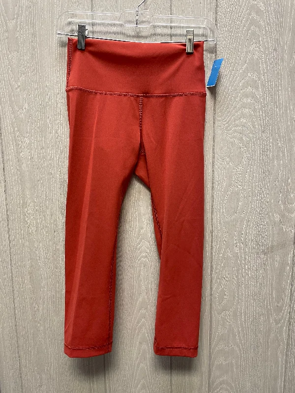Athletic Leggings Capris By Lululemon In Red, Size:6 Classic Men's Pin