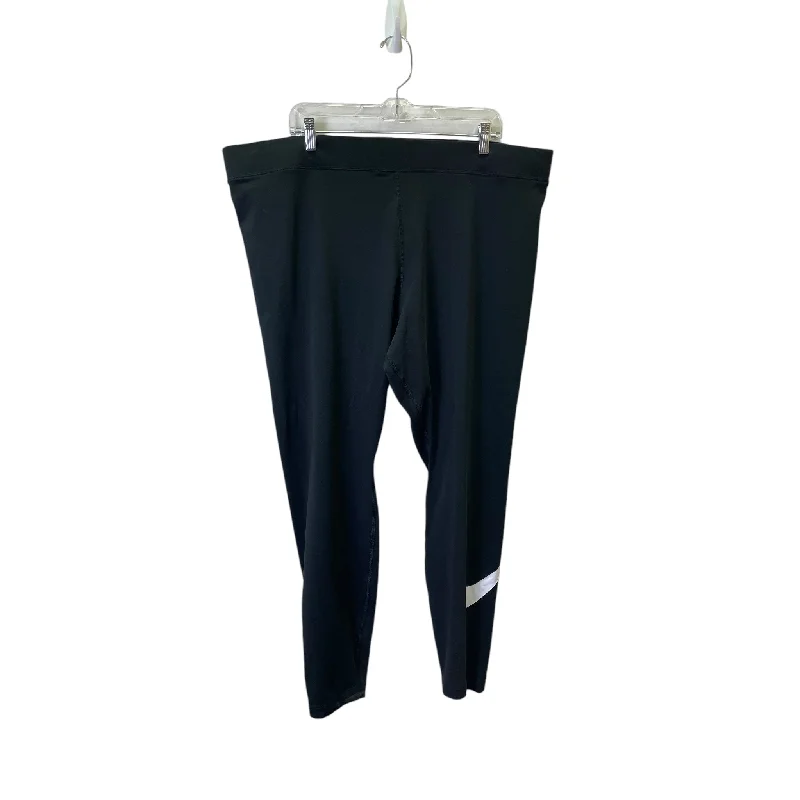 Athletic Leggings By Nike Apparel In Black, Size:3X Dynamic Men's High