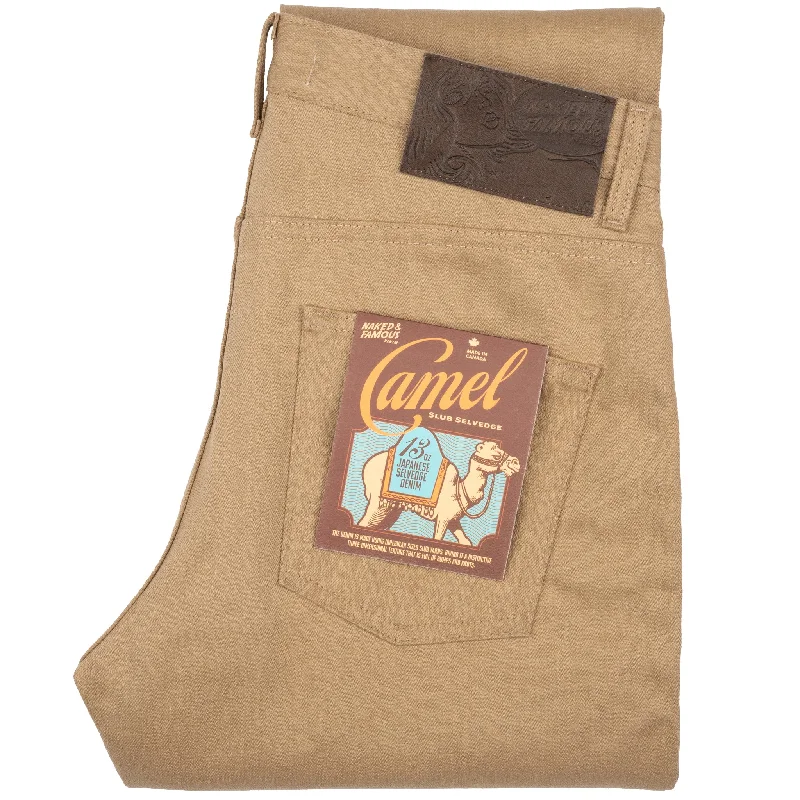 Easy Guy - Camel Slub Selvedge Laid