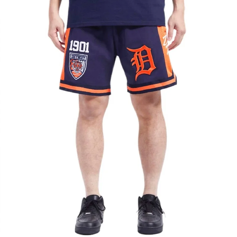 Detroit Fast Lane 2.0 Shorts In Gray/midnight Navy Casual Men's Japanese 