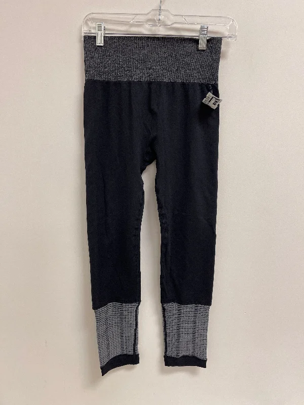 Athletic Leggings By Champion In Black & Grey, Size: M Casual Men's Loose