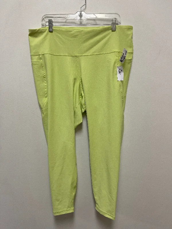 Athletic Leggings By Old Navy In Yellow, Size: 2x Traditional Men's Country